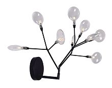 Бра EVITA AP9 BLACK/TRANSPARENT