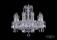 Подвесная люстра Bohemia Ivele Crystal 1402/10/141 Ni Leafs
