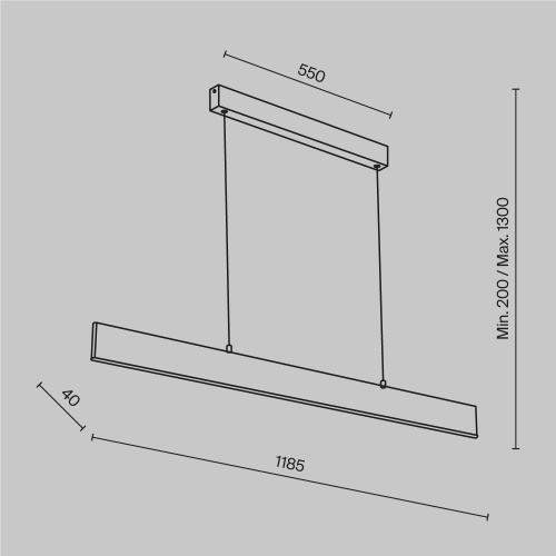 Подвесной светильник Maytoni Step P010PL-L30W4K фото 5