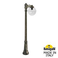 Садовый светильник-столб FUMAGALLI GLOBE 300 бронза, прозрачный G30.156.S10.BXF1R