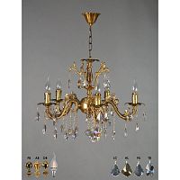 Подвесная люстра GRANADA Ambiente 2118/5 AB Tear drop