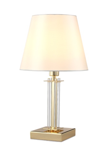 Настольная лампа Crystal Lux NICOLAS LG1 GOLD/WHITE фото 3