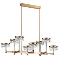 Люстра Odeon Light L-VISION ODL24 447 FIVRE античн.бронза/металл/акрил LED 48W 4000K 3125лм  5032/48LA