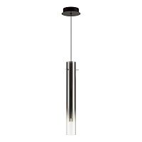 Подвес Odeon Light PENDANT ODL24 317 SHINY черный/темн.хром/металл/стекло LED 4W 3000K  5061/5L