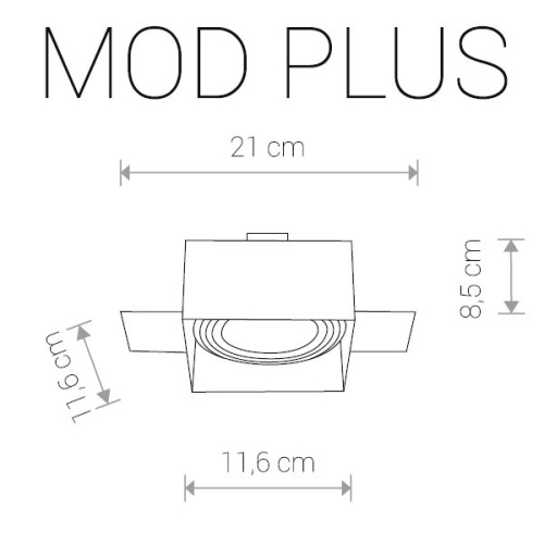 Встраиваемый светильник MOD PLUS 9404 фото 3