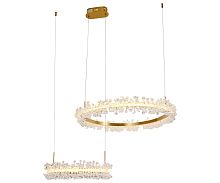Подвес Лаура латунь d40+60 h150 Led 60W (4000K) с пультом ДУ