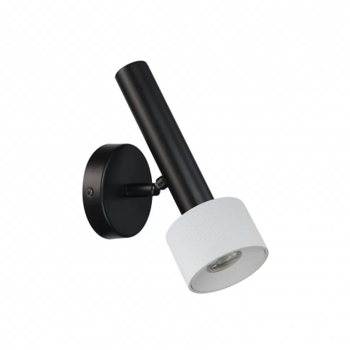 Светильник настенный iLedex Delta 2360-1 BK+WH фото 3
