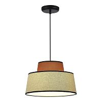 Светильник подвесной ST-Luce Черный/Кирпичный,Бежевый, Черный E27 1*40W JACKIE SL1354.423.01