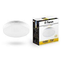 Лампа cветодиодная Feron 7W GX53 2700K 25831