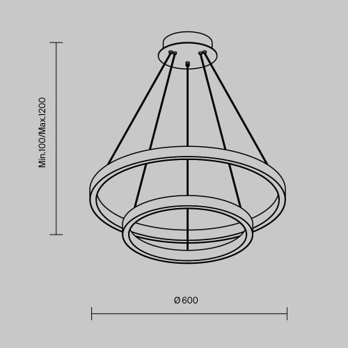 Подвесной светильник Maytoni Rim MOD058PL-L55BK фото 7