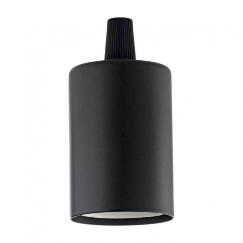 Патрон Ideal Lux Portalampada E27 Liscio Nero