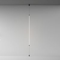 Подвесной светильник-трос в оплетке Denkirs FLEX со светодиодом 24V DC 31W 360° 3000К IP20 черный DK7506-BK