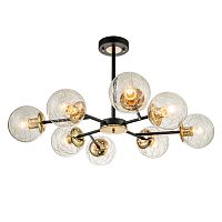 Светильник на штанге Escada 1146/8P E27*40W Black/Brass