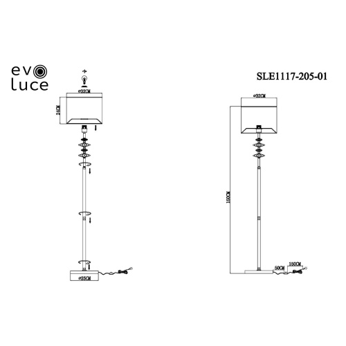 Торшер Evoluce ATTIC SLE1117-205-01 фото 6