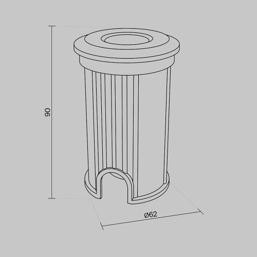Встраиваемый светильник Outdoor O044DL-L1S3K3 фото 8