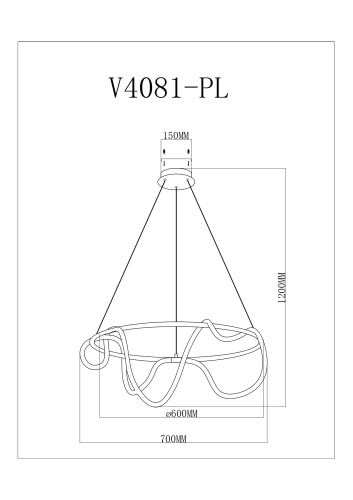 Светильник Moderli V4081-PL фото 4