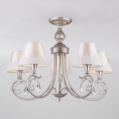 Потолочный светильник Eurosvet Incanto 60069/5 серебро