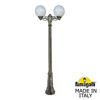 Садово-парковый фонарь Fumagalli GLOBE 250 бронза, бежевый G25.156.S20.BYF1R
