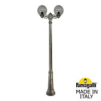 Садово-парковый фонарь Fumagalli GLOBE 250 бронза, дымчатый G25.157.S20.BZF1R