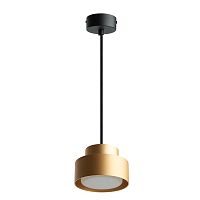 Светильник потолочный Feron HL3678 Barrel AURA levitation 12W, 230V, GX53, золото, на подвесе 1,7 м 48411