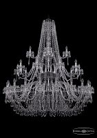 Люстра Bohemia Ivele Crystal 1403/20+10+5/530/3d Ni
