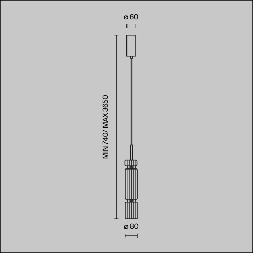 Подвесной светильник Maytoni Ordo MOD272PL-L12CH3K1 фото 9