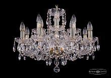 Подвесная люстра Bohemia Ivele Crystal 1402/8+4/195 G