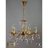 Подвесная люстра BENISA Ambiente 2226/5 AB Tear Drop