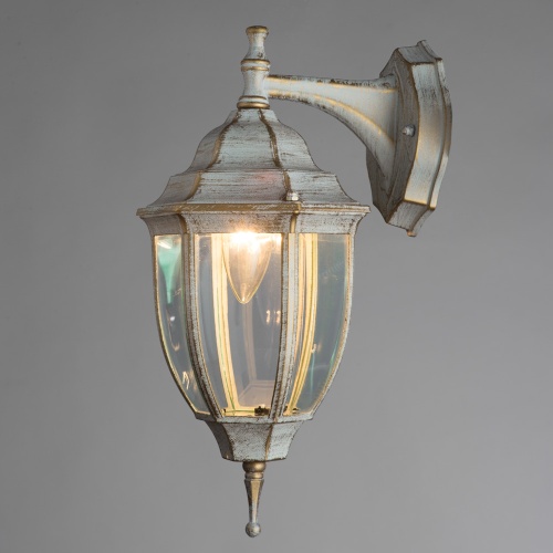 Настенный уличный светильник Arte Lamp Pegasus A3152AL-1WG фото 3