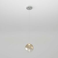 Подвесной светильник Eurosvet Wonder 50232/1 LED, хром/желтый