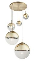Светильник подвесной Toplight Glass TL1203H-05GD