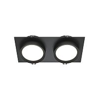Встраиваемый светильник Maytoni Technical Hoop DL086-02-GX53-SQ-B