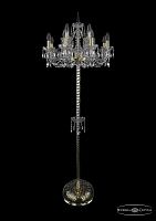 Торшер Bohemia Ivele Crystal 1402T2/8+4/195-165 G