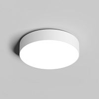 Накладной светильник Denkirs TAB 24 Вт, LED 3000K/4000K/6500K, IP 20, d160mm, белый, алюминий/акрил DK2850-WH