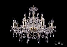 Подвесная люстра Bohemia Ivele Crystal 1411/8+4/240 G