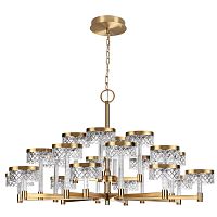 Люстра Odeon Light L-VISION ODL24 445 FIVRE античн.бронза/металл/акрил LED 120W 4000K 9934лм  5032/120L