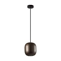 Подвес Odeon Light PENDANT ODL24 313 COCOON коричн./черный/металл GU10 LED 4W  5060/1DA