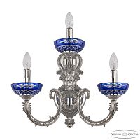 Бра Bohemia Ivele Crystal 7109B16/2+1/210 Ni P Clear-Blue/H-1J