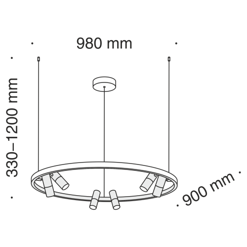 Подвесной светильник Maytoni Satellite MOD102PL-L42B фото 9