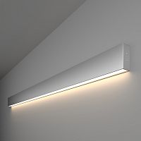 Линейный светодиодный накладной односторонний светильник Elektrostandard 128см 25Вт 4200К матовое серебро 101-100-30-128
