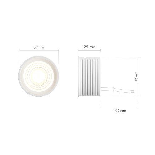 Керамический светодиодный модуль Denkirs Slim Led DK3000-8W dim фото 5