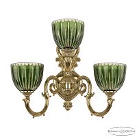 Бра Bohemia Ivele Crystal 7203B16/2+1/210 G P1 U Clear-Green/H-1K
