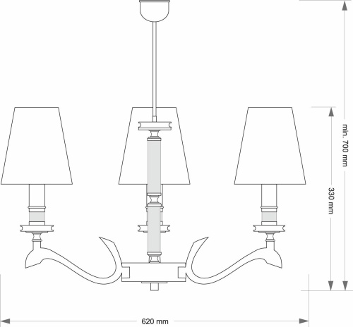 Люстра Kutek SPARONE SPA-ZW-3(N/A) фото 3