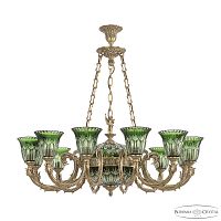 Люстра Bohemia Ivele Crystal Florence 71009P/12/250 FP P2 U Clear-Green/H-1I FA5M