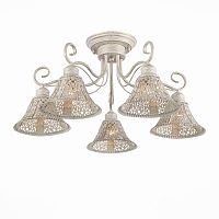 Потолочная белая люстра из металла SL243.502.05