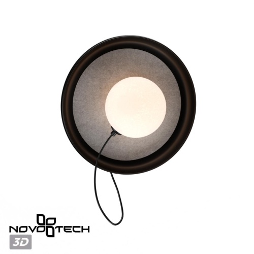 Светильник накладной настенный NovoTech FELTO черный 370974 фото 4