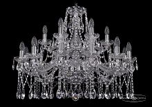 Люстра Bohemia Ivele Crystal 1413/12+6/300/2d Ni