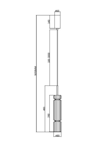 Подвесной светильник Maytoni Ordo MOD272PL-L12CH3K1 фото 3