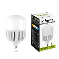 Лампа светодиодная Feron 100W 230V Е27-E40 4000K T140, LB-65 38219