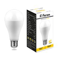 Лампа светодиодная Feron 30W 230V E27 2700K A80, LB-130 38194